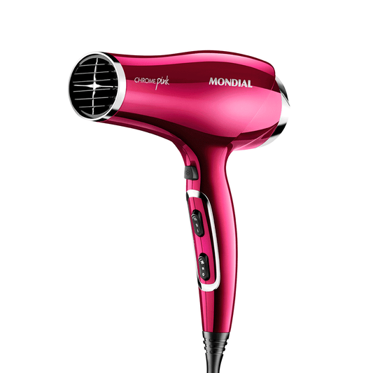 Secador de Cabelos Chrome Pink 127V - Mondial
