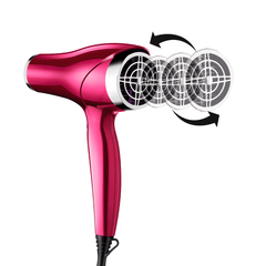 Secador de Cabelos Chrome Pink 127V - Mondial