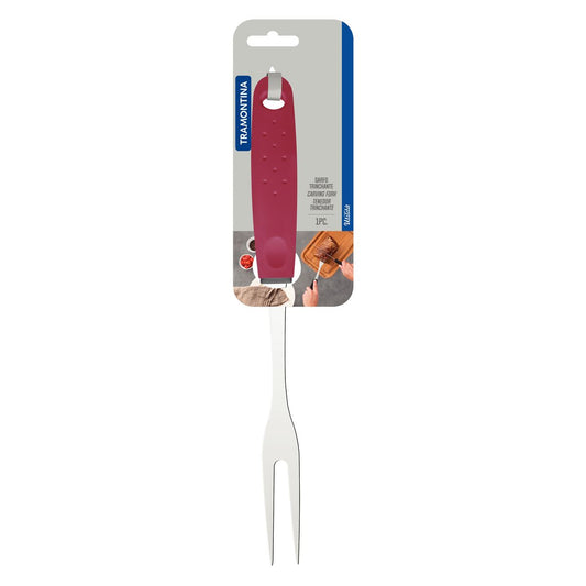Garfo Trinchante Utilitá Vermelho - Tramontina