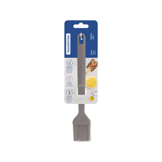 Pincel de Silicone Softta Cinza - Tramontina