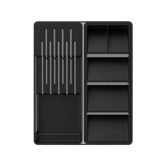 Organizador de Talheres Preto - Martiplast