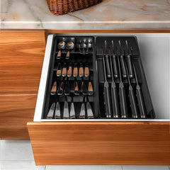 Organizador de Talheres Preto - Martiplast
