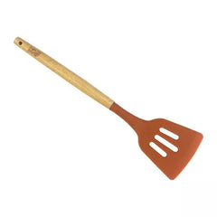 Espátula de Silicone com Vazados Marrom 32cm - Full Fit
