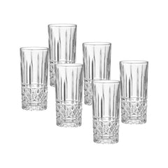 Jogo de 6 Copos de Vidro 350ml - Mimo Style