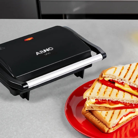 Grill Elétrico Panini Preto 127V - Arno