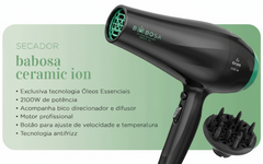 Secador de Cabelos Babosa Ceramic Ion - Gama