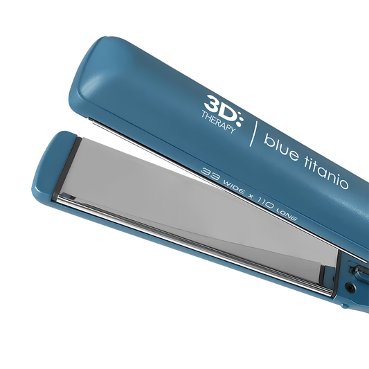 Prancha de Cabelo Titanium Blue 3D Bivolt - Gama