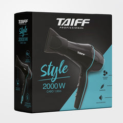 Secador de Cabelos Style Preto 2000W - Taiff