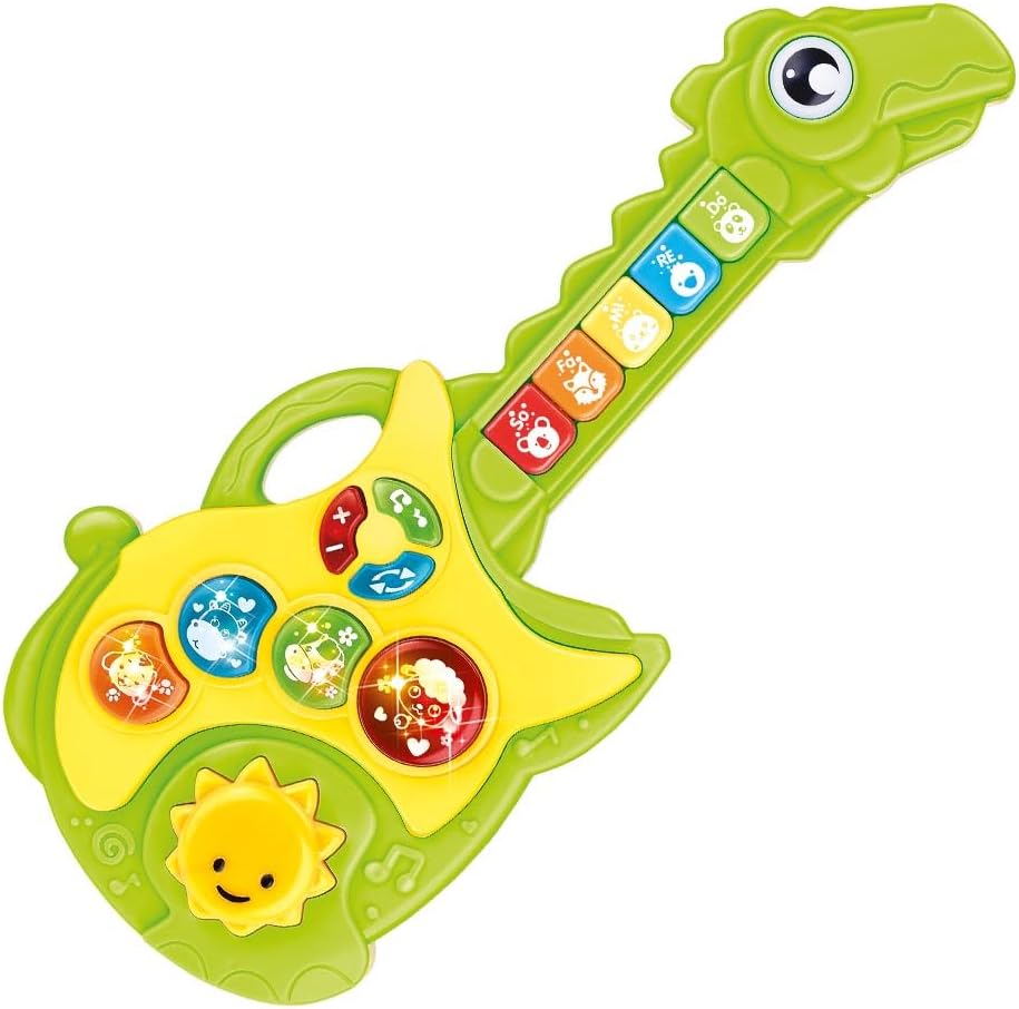 Guitarra Educativa Jacaré Feliz - DM Toys