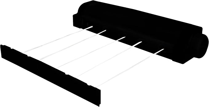 Secalux Varal Automático Rotoflex 5 Cordas,  Preto