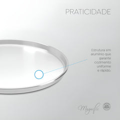 Forma de Pizza Aluminio 35x2cm - Panelux
