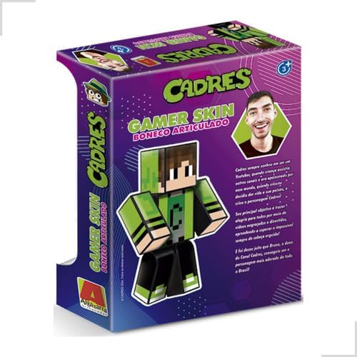 Boneco Cadres Gamer Turma do Problems - Algazarra
