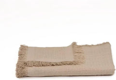 Manta Decorativa 1,50 x 2,10 Bege - Dohler