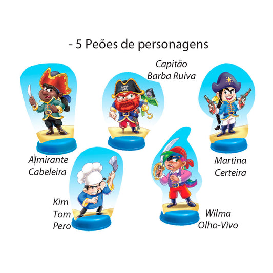Jogo de Tabuleiro Corre Pirata - Xalingo