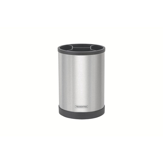 Porta-Utensílios Giratório Plurale em Aço Inox - Tramontina