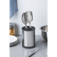 Porta-Utensílios Giratório Plurale em Aço Inox - Tramontina