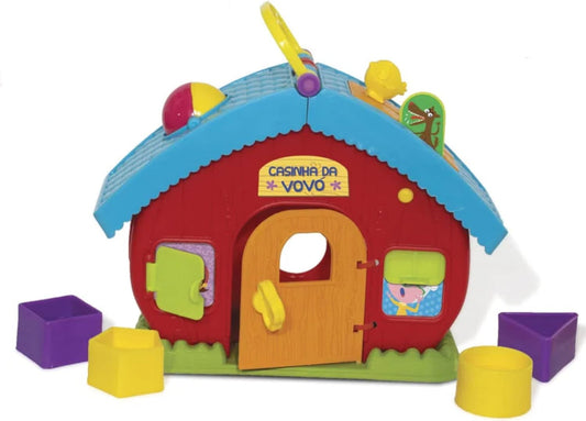 Brinquedo Casinha da Vovó Encaixe de Formas - Elka