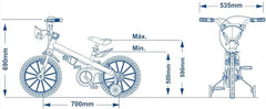 Bicicleta Infantil Aro 16 Frozen - Nathor
