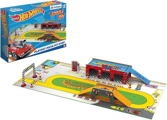 Hot Wheels Playset Pista Pit Stop - Xalingo
