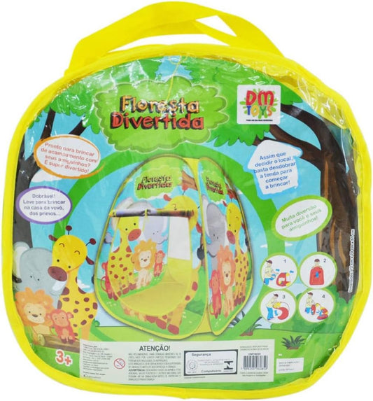 Barraca Dobrável Floresta Divertida - DM Brasil