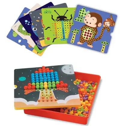 Educaplay Follow Pins Brinquedo Educativo - Polibrinquedo