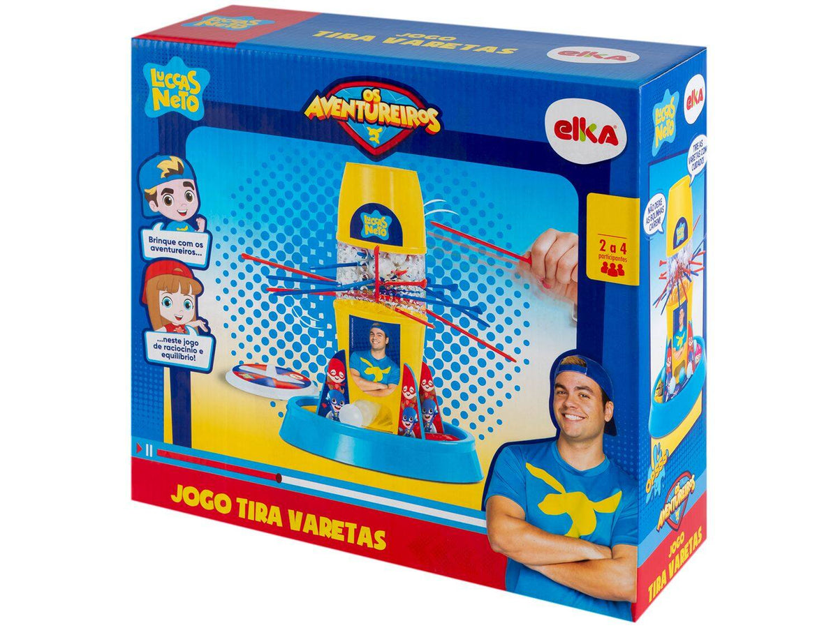 Jogo Tira Varetas Luccas Neto - Elka