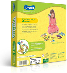 Quebra-cabeças Explorando as Vogais - Toyster