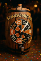 Pingômetro Roleta com Torneira 1L - Grife de Boteco