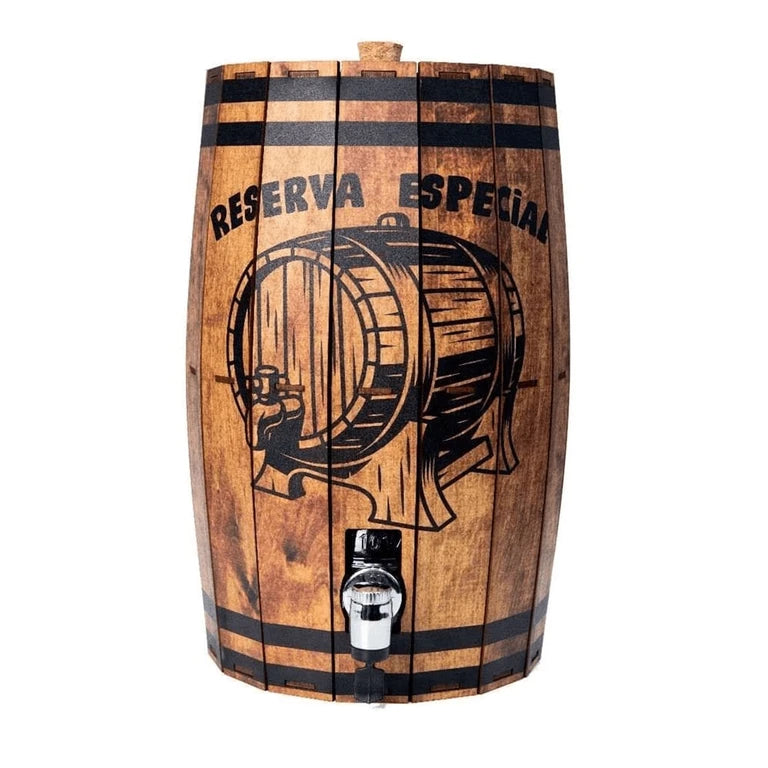 Pingômetro Barril Pipa 900ml - Grife de Boteco