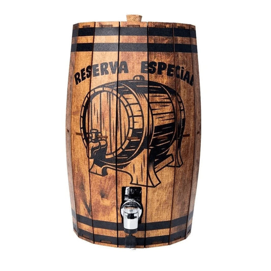 Pingômetro Barril Pipa 900ml - Grife de Boteco