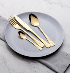 Faqueiro Dourado 24 Peças - Coliseu