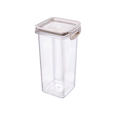Pote Hermético Retangular Cristal 1,24L - Plasútil