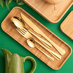 Faqueiro Dourado 24 Peças - Coliseu