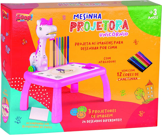 Mesinha Projetora Unicórnio - Zoop Toys