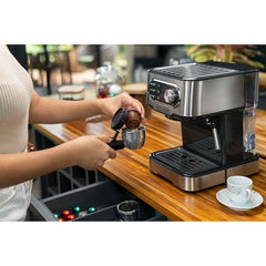 Cafeteira Espresso Multifunções Gourmand Gris 127V - Black & Decker