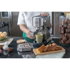 Cafeteira Espresso Automática Multifunções Gourmand Gris 127V - Black & Decker