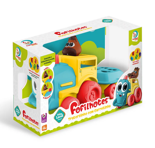 Tratorzinho com Carretinha Fofilhotes - Cardoso