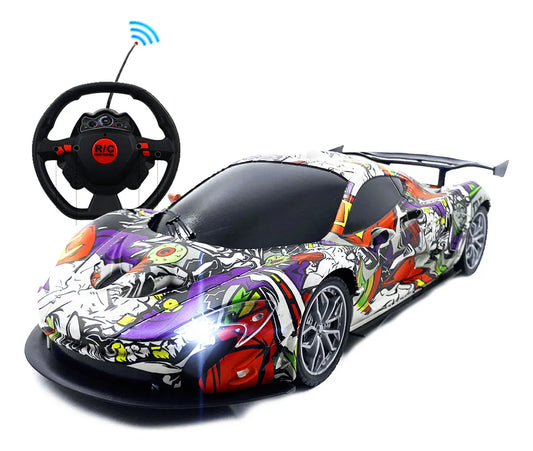 Carrinho de Corrida com Controle Remoto - Futuro Brasil