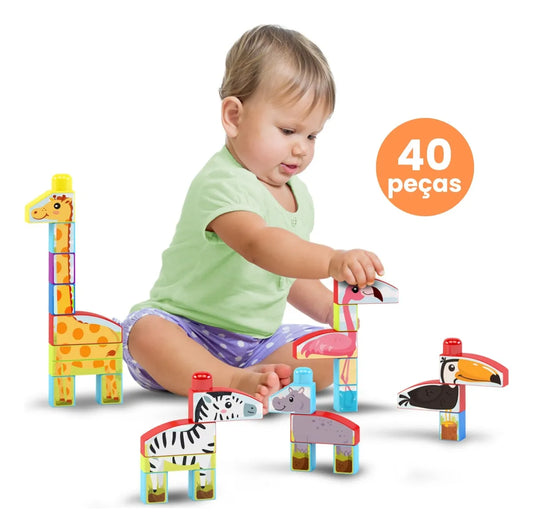 Blocos de Montar Educativo - Dismat