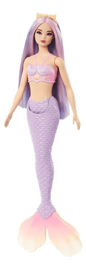 Barbie Sereia com Cabelo Colorido - Matelll