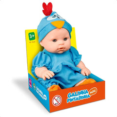 Boneca Bebe Mini Galinha Pintadinha - Roma