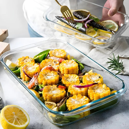 Assadeira de Vidro Retangular 3L - Imporiente