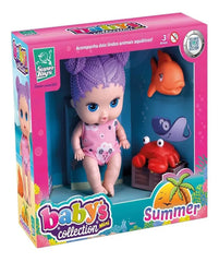 Boneca Babys Collection Reino Aquático - Super Toys