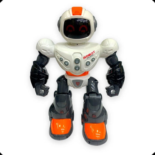 Boneco Robô Guerreiro com Luz e som - Cim Toys