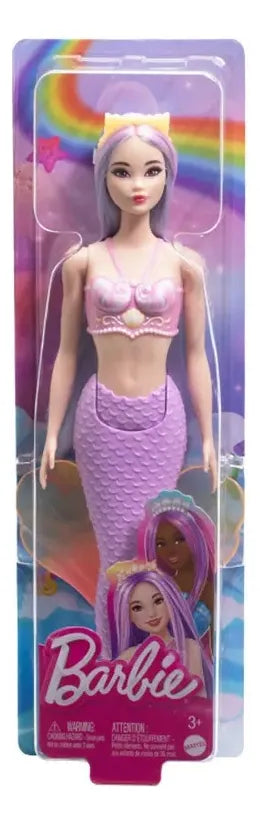 Barbie Sereia com Cabelo Colorido - Matelll