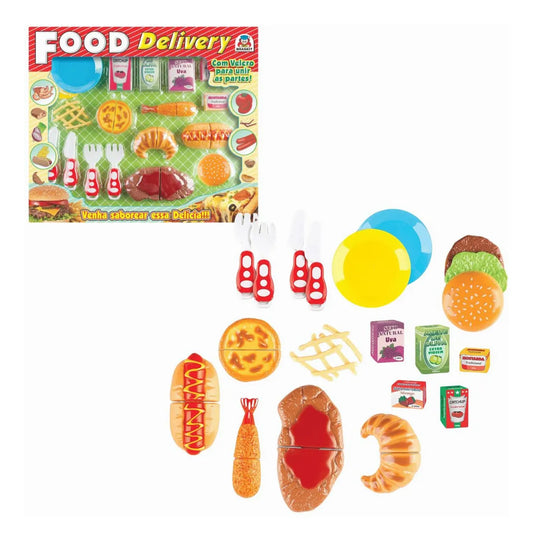 Food Delivery Comida de Brinquedo - Braskit