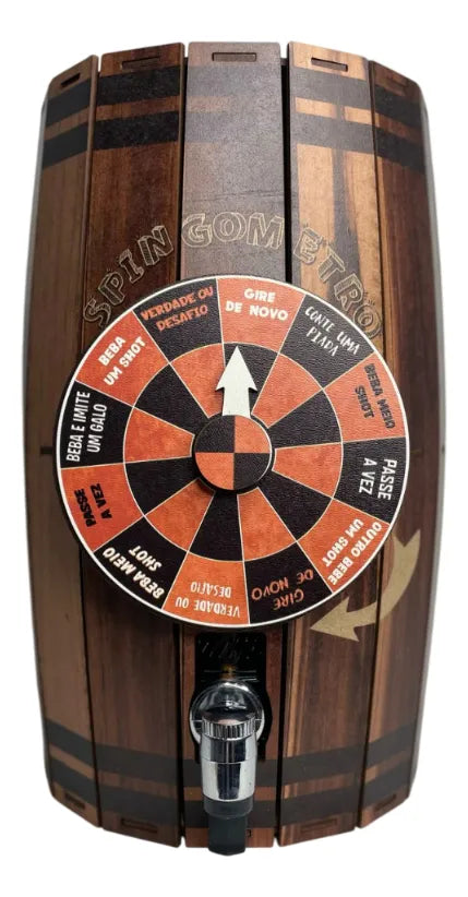 Pingômetro Roleta com Torneira 1L - Grife de Boteco