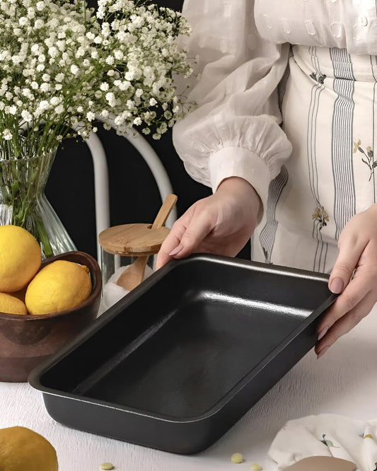 Assadeira de Alumínio Grafite 28x26cm - Panelux