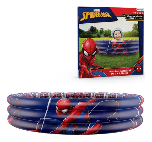 Piscina Inflável Spider-Man 130L - Etitoys