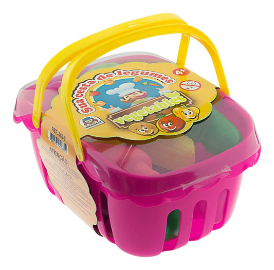 Cestinha de Legumes com Legumes de Brinquedo - Braskit
